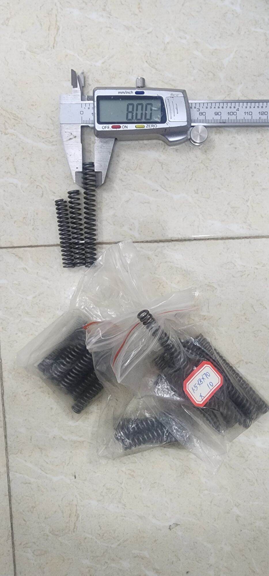 Lò so phi 8 sợi 1.5 dài 4.5cm 5cm và 7cm