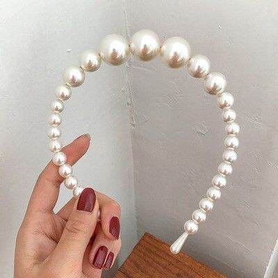 Cài tóc đính hạt ngọc nhân tạo kiểu phong cách Hàn Quốc