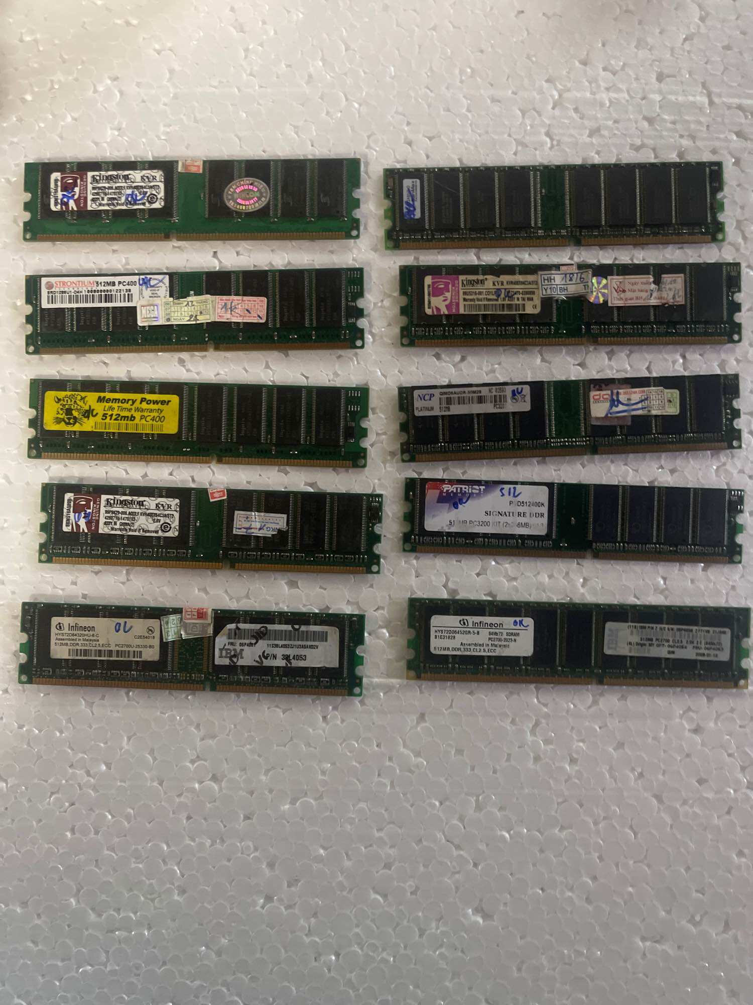 Ram DDR Máy tính để bàn 512M PC 333 PC 400