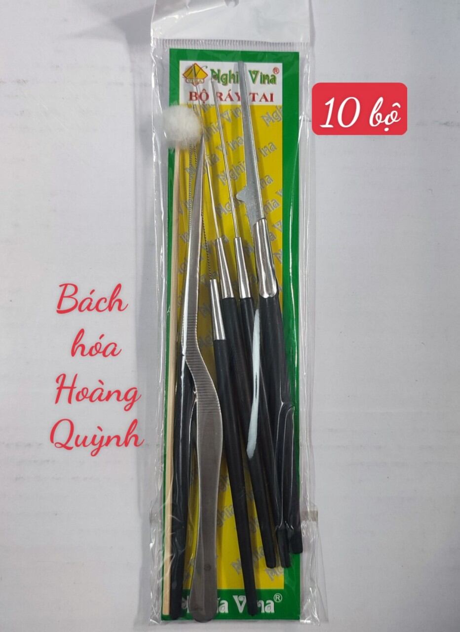 Combo 10 bộ lấy ráy tai 7 dụng cụ Nghĩa Vina