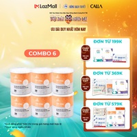 Combo 6 Hộp tăm bông Bông Bạch Tuyết người lớn (200 que/hộp tròn)