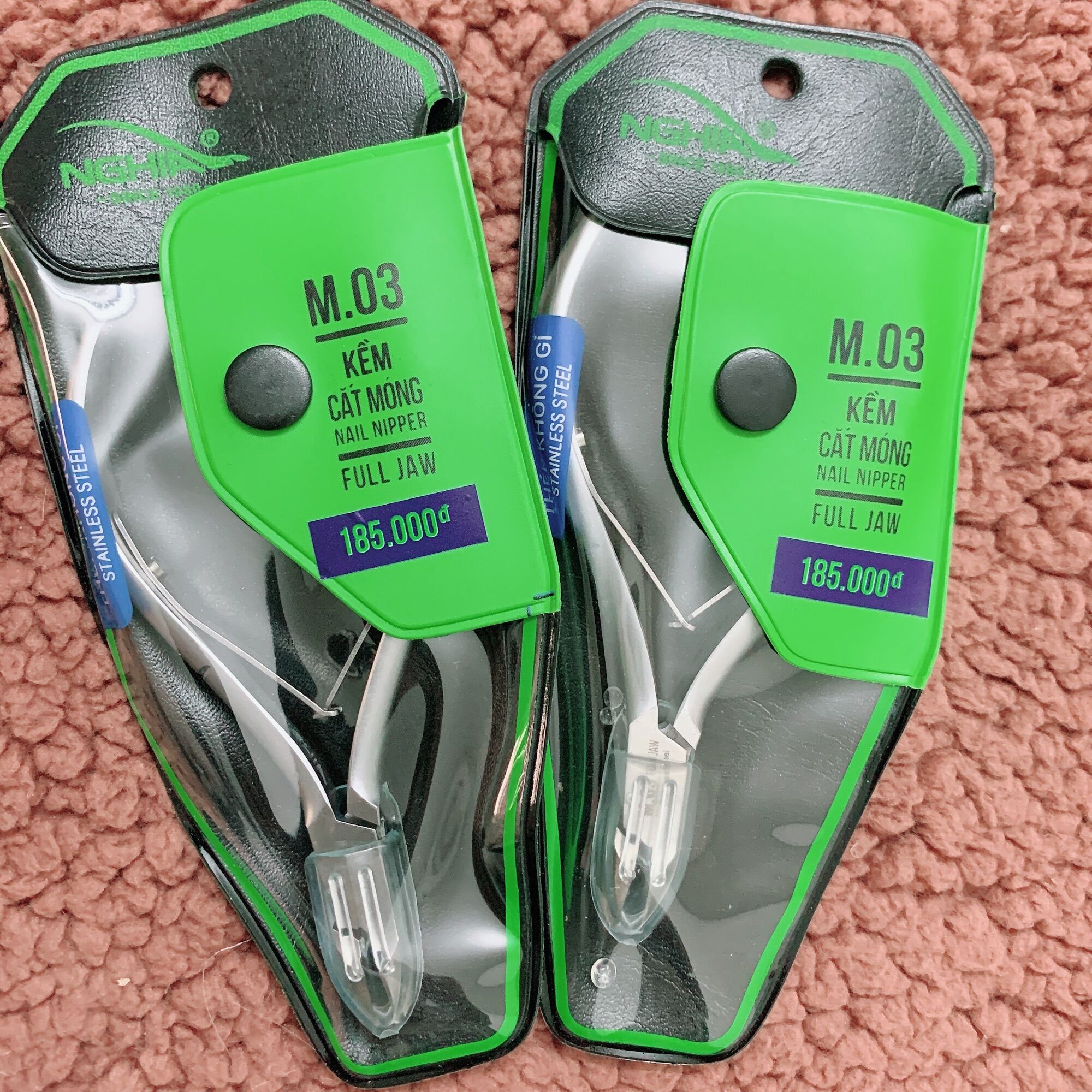 Kềm Nghĩa chính hãng kềm cắt móng inox M03, kìm cắt móng M03, kìm 2 chống