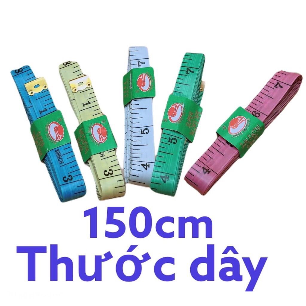 Combo 2 dây thước dây đo lường bỏ túi dài 150cm giá rẻ