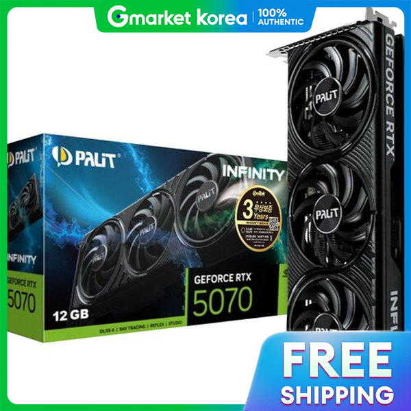 Emtek |PALIT GeForce RTX 5070 INFINITY 3 D7 12GB EMTEK Graphics Card Giá 24,104,250 Đồng*Miễn phí vận chuyển