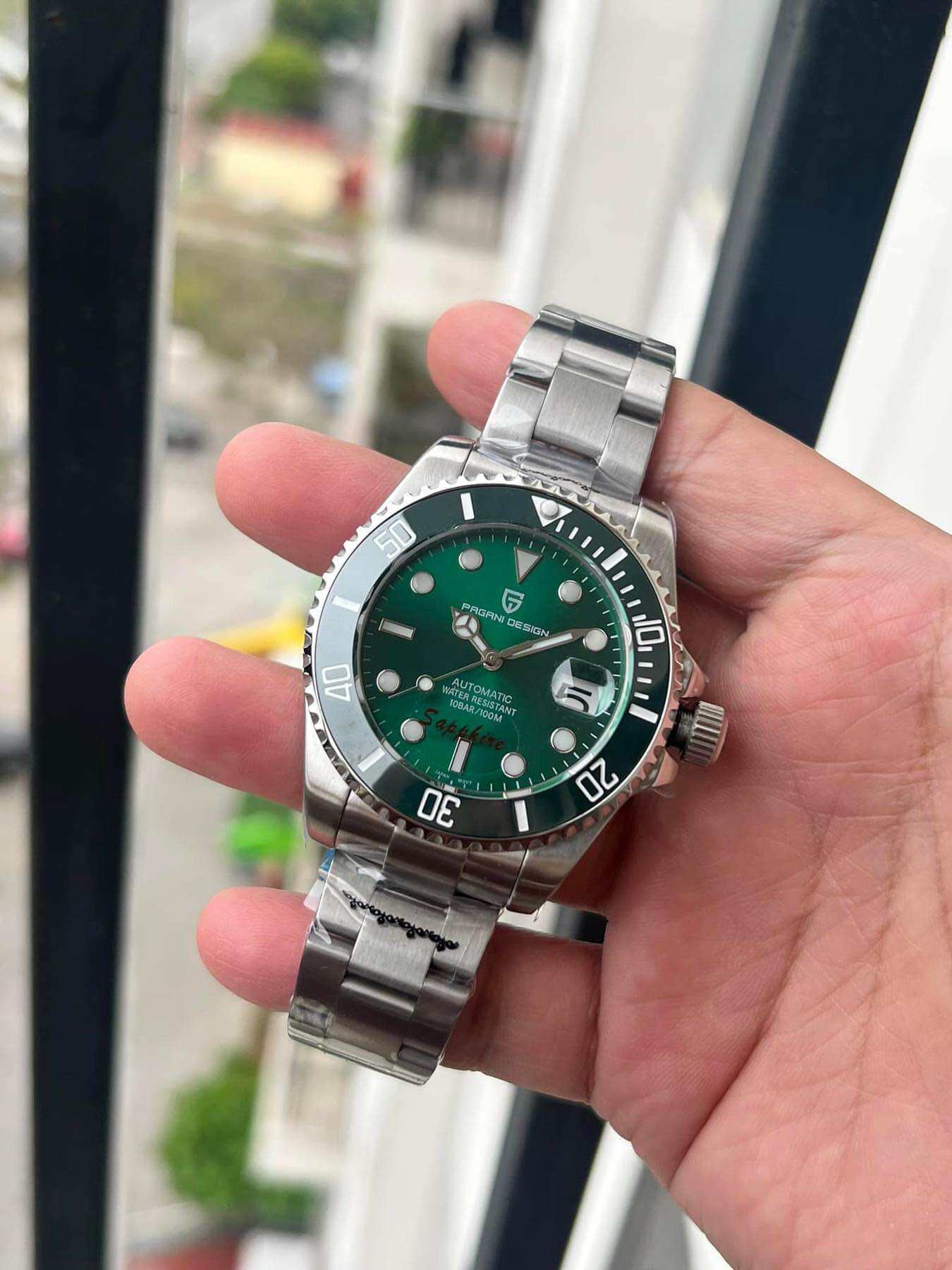 đồng Hồ Montre Rolex Hulk Rolex Montre Pagani Submariner New