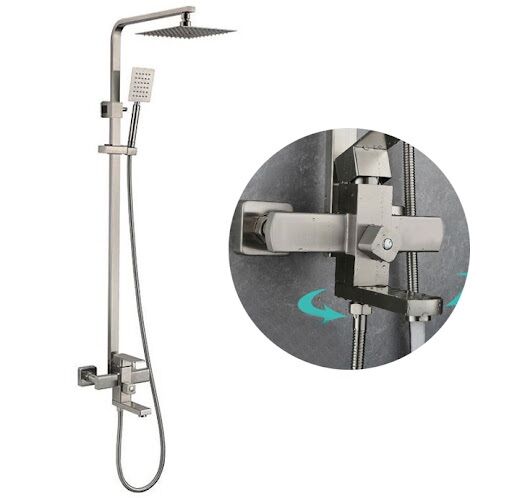 Sen cây INOX 304 vuông bộ sen cây (củ nặng 2,4kg)