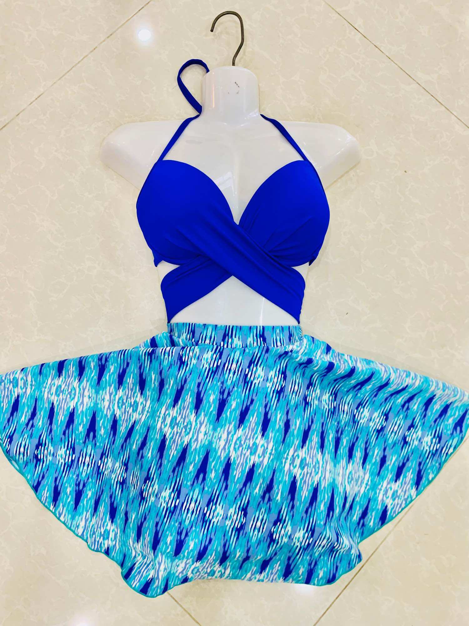 Bikini size 70-85kg cho nữ đi biển siêu tôn dáng