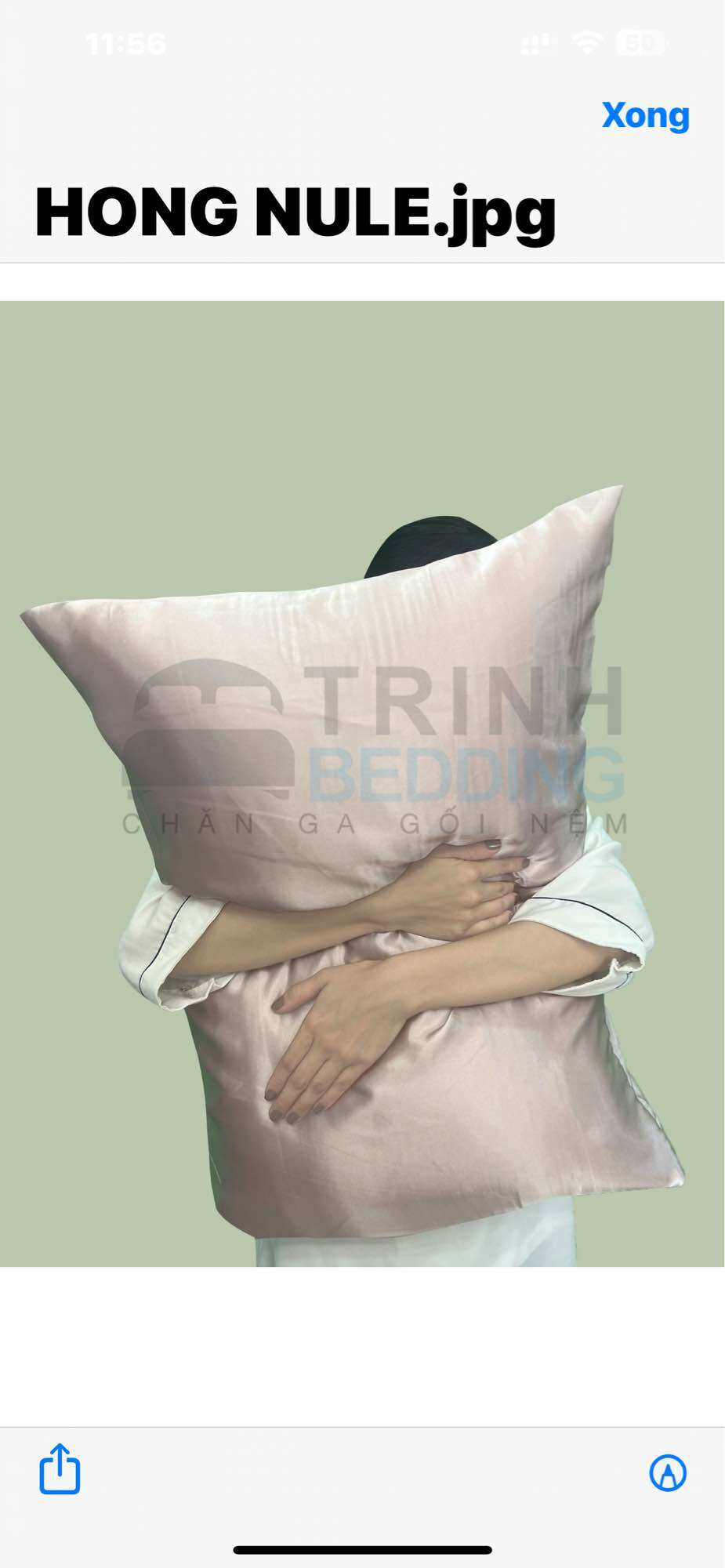 Áo Gối Nằm Phi Lụa Mẫu Basic Cao Cấp Trinhbedding