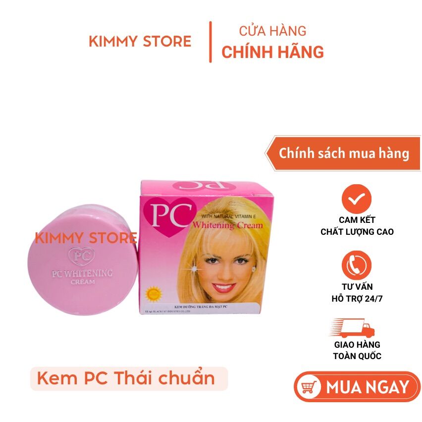 [HCM]Lẻ hộp 5g kem dưỡng trắng da pc thái