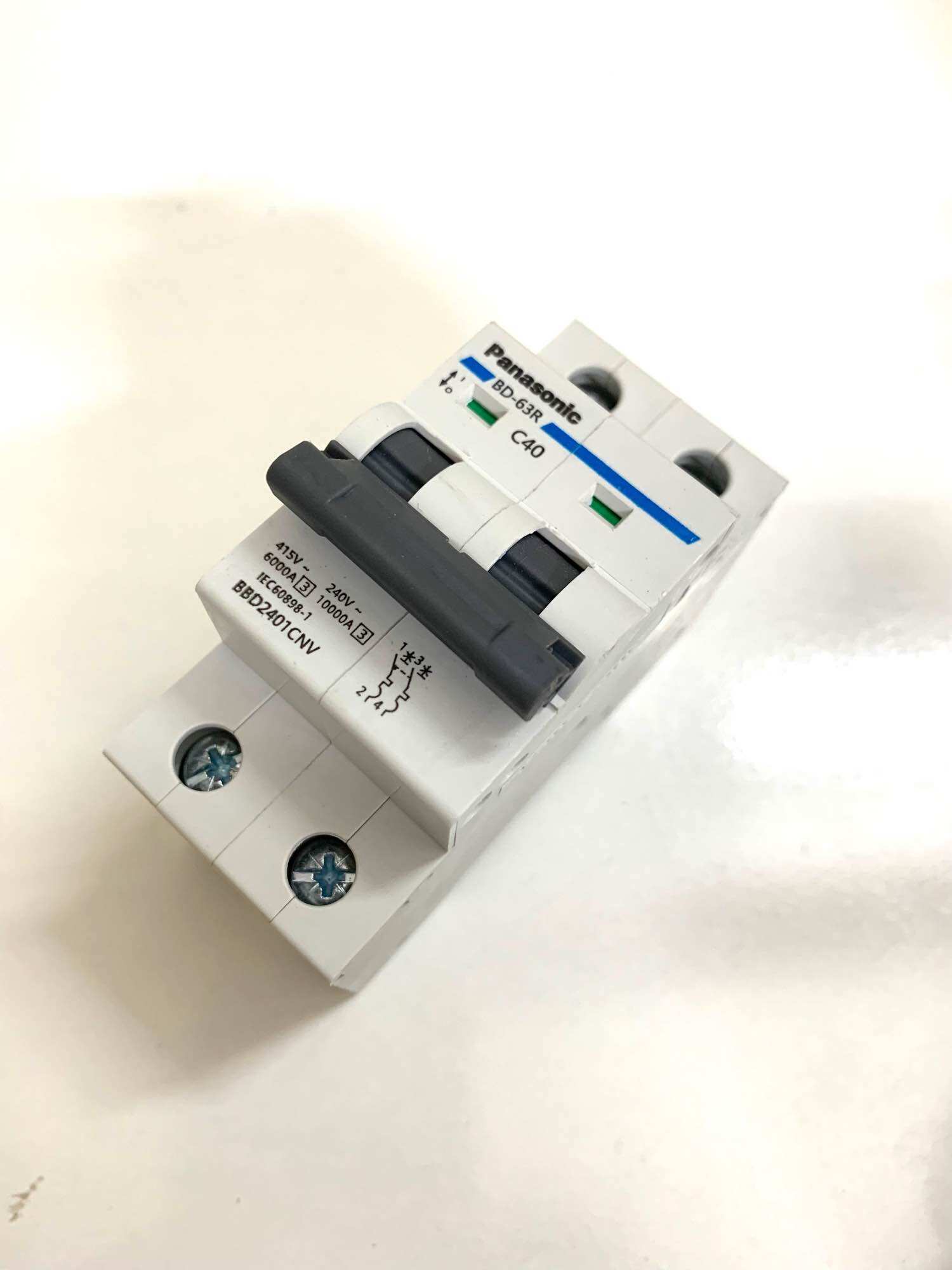 [MCB PANASONIC] Cầu dao tự động 2P (CB tép 2P) PANASONIC 32A, 40A, 63A