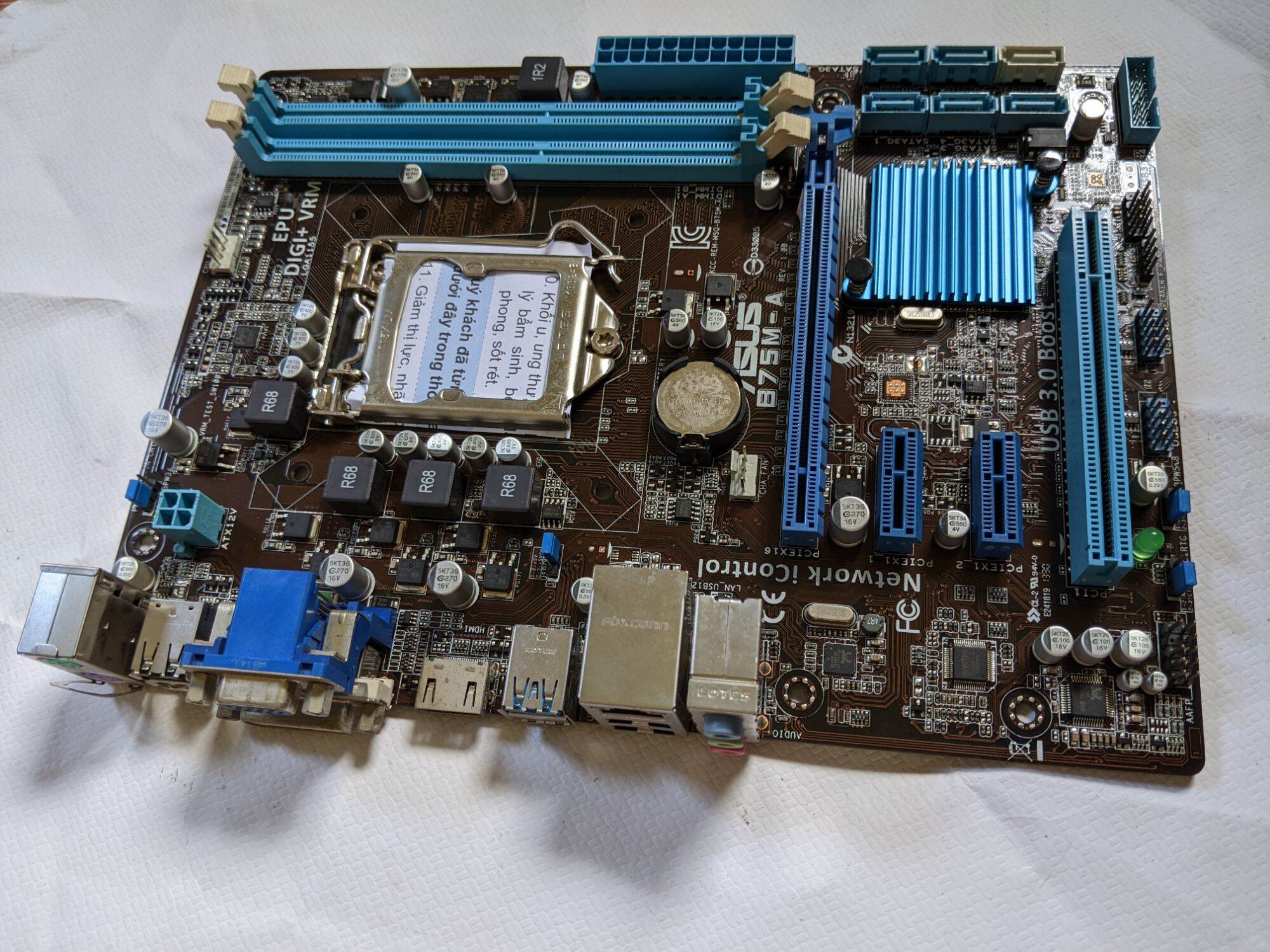 Main b75 sk1155  2khe ram các loại