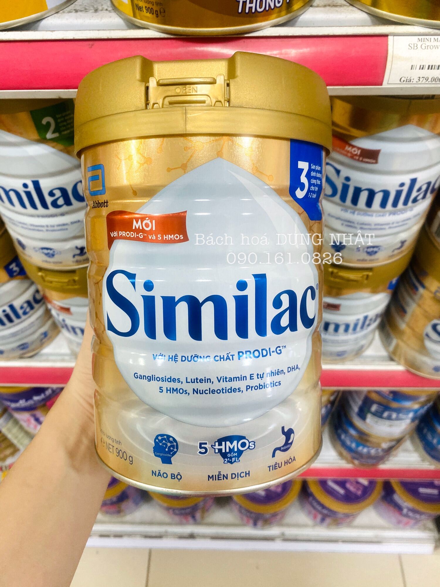 Sữa bột Similac 5G số 3 900g 1-2 tuổi HSD 12 2023