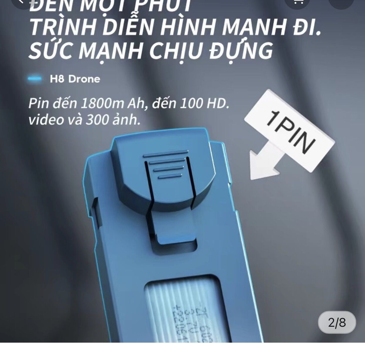 Pin flycam xt-1