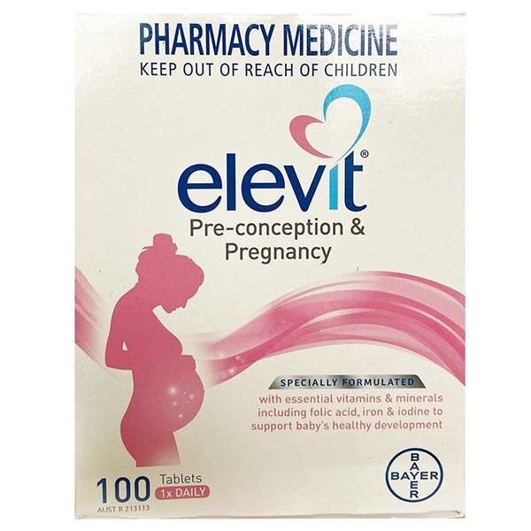 Vitamin Tổng Hợp Elevit Bà Bầu (100 viên)