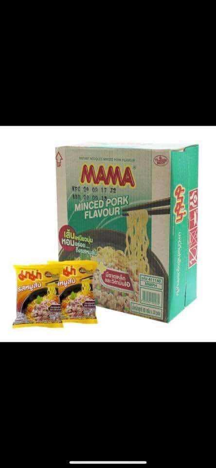 Thùng 30 gói mì MAMA thịt bằm thái lan