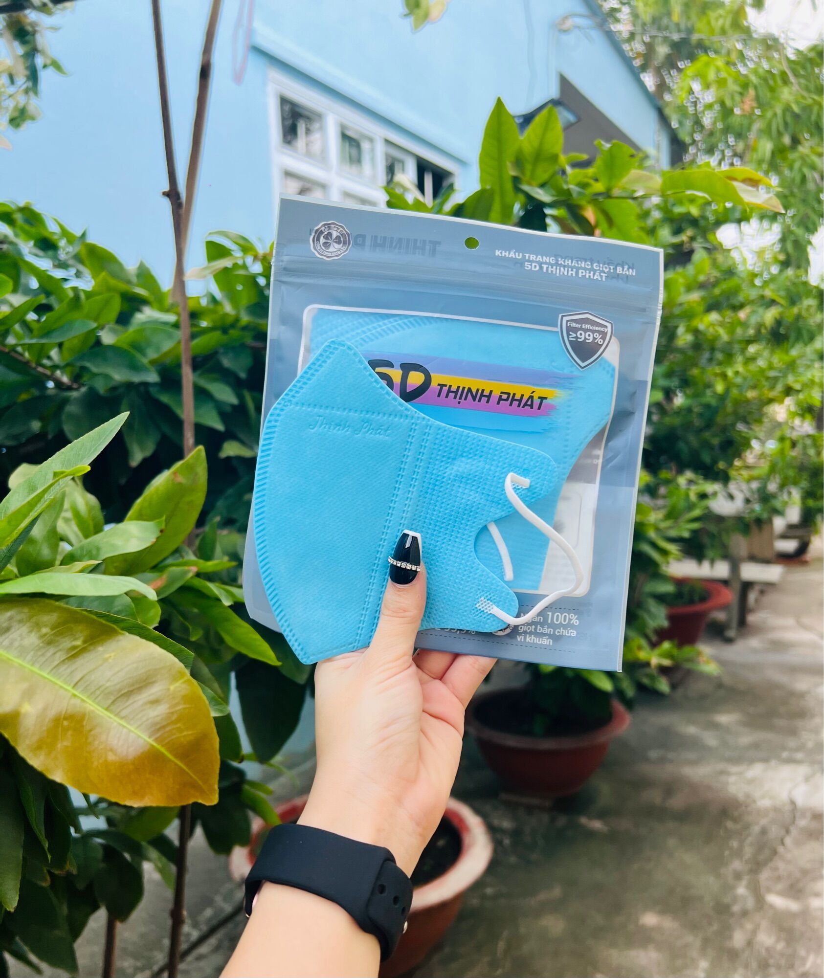 THÙNG 100 cái KHẨU TRANG 5D THỊNH PHÁT