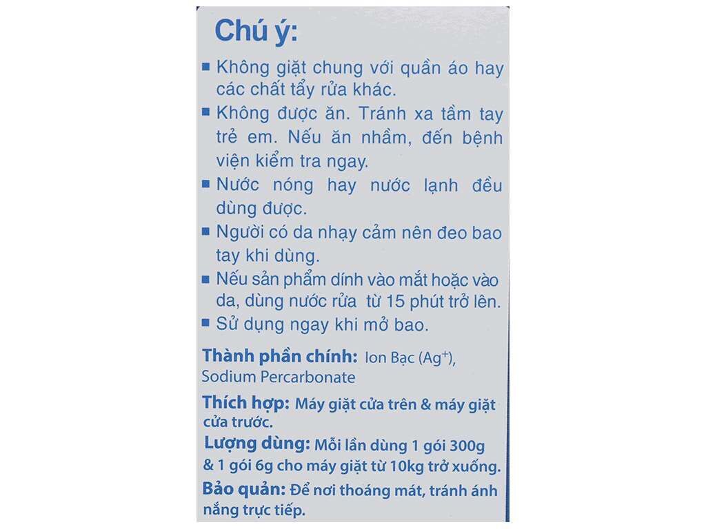 Tẩy lồng giặt Mao Bao