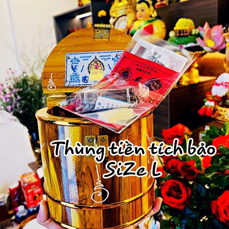 Thùng tiền tích bảo size L
