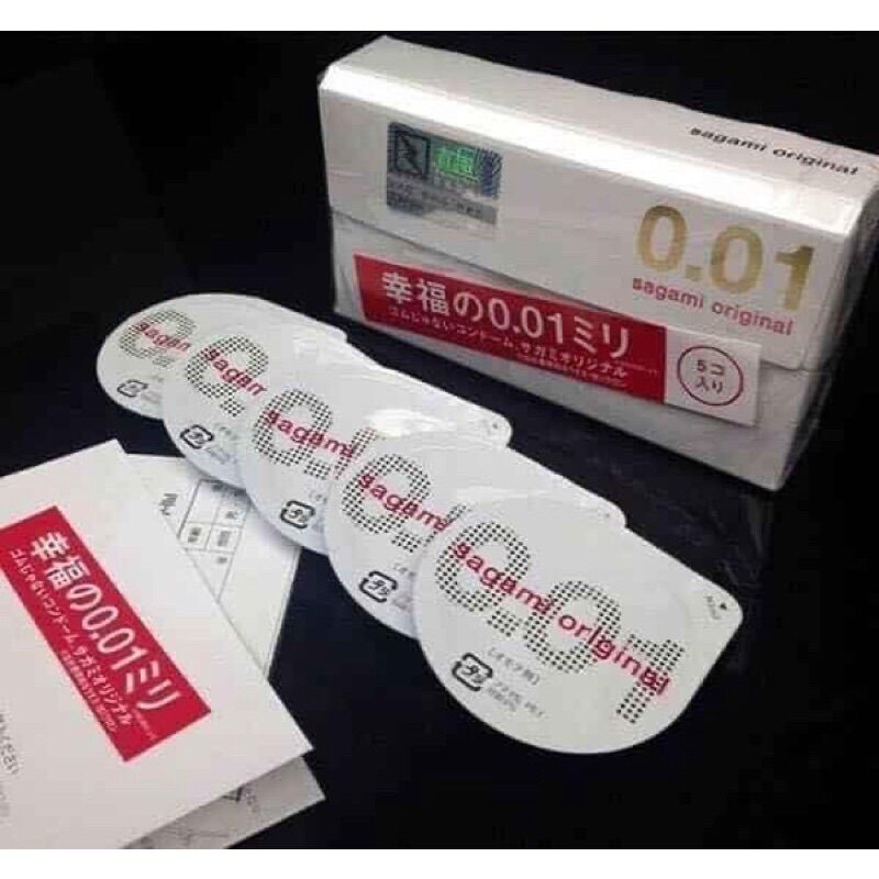 Bao cao su Sagami Original 0.01 Nhật Bản