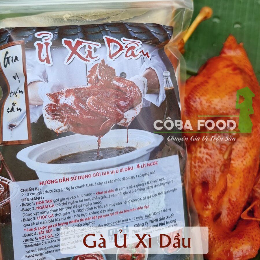 Combo 2 set gia vị ( gà ủ muối + gà ủ xì dầu)