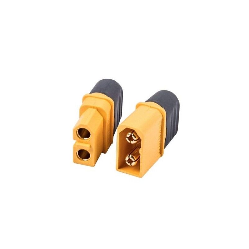 1 cặp jack XT60 Amass đồng nguyên chất (đực + cái )