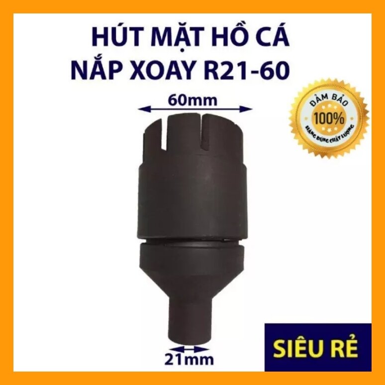 Hút mặt hồ cá nắp răng xoay 21-60 27-90 skimmer cho bể cá vừa và nhỏ