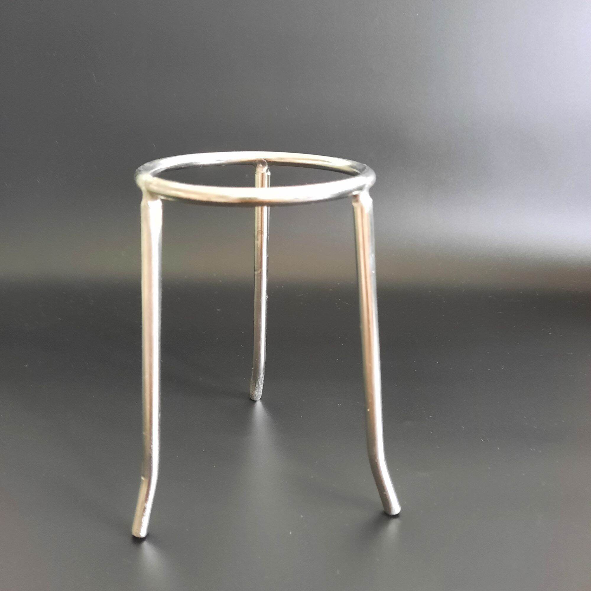 Kiềng nung inox 3 chân, bếp thí nghiệm dùng trong phòng thí nghiệm trường học cao 118mm dùng với đèn cồn)