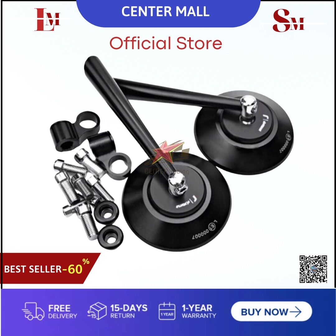Giá 1 cặp Gương chiếu hậu xe máy Tròn FULL CNC HÀNG LOẠI A Chất Lượng Cao