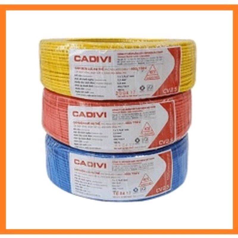 [ Bán lẻ theo mét] Dây điện đôi mềm Cadivi các cỡ.
