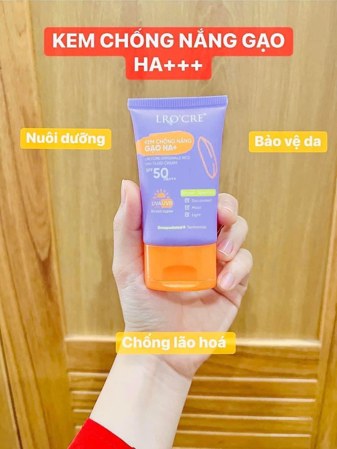 [HCM]KEM CHỐNG NẮNG DA MẶT LROCRE