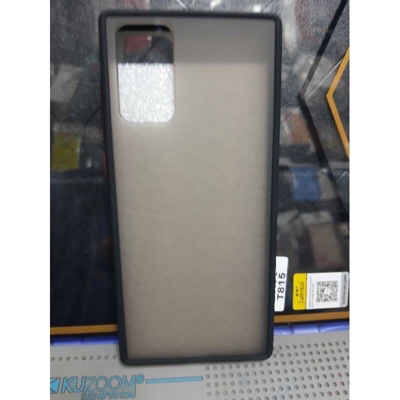 Ốp Samsung Note 20, Note 20 ultra lưng nhám viền dẻo màu