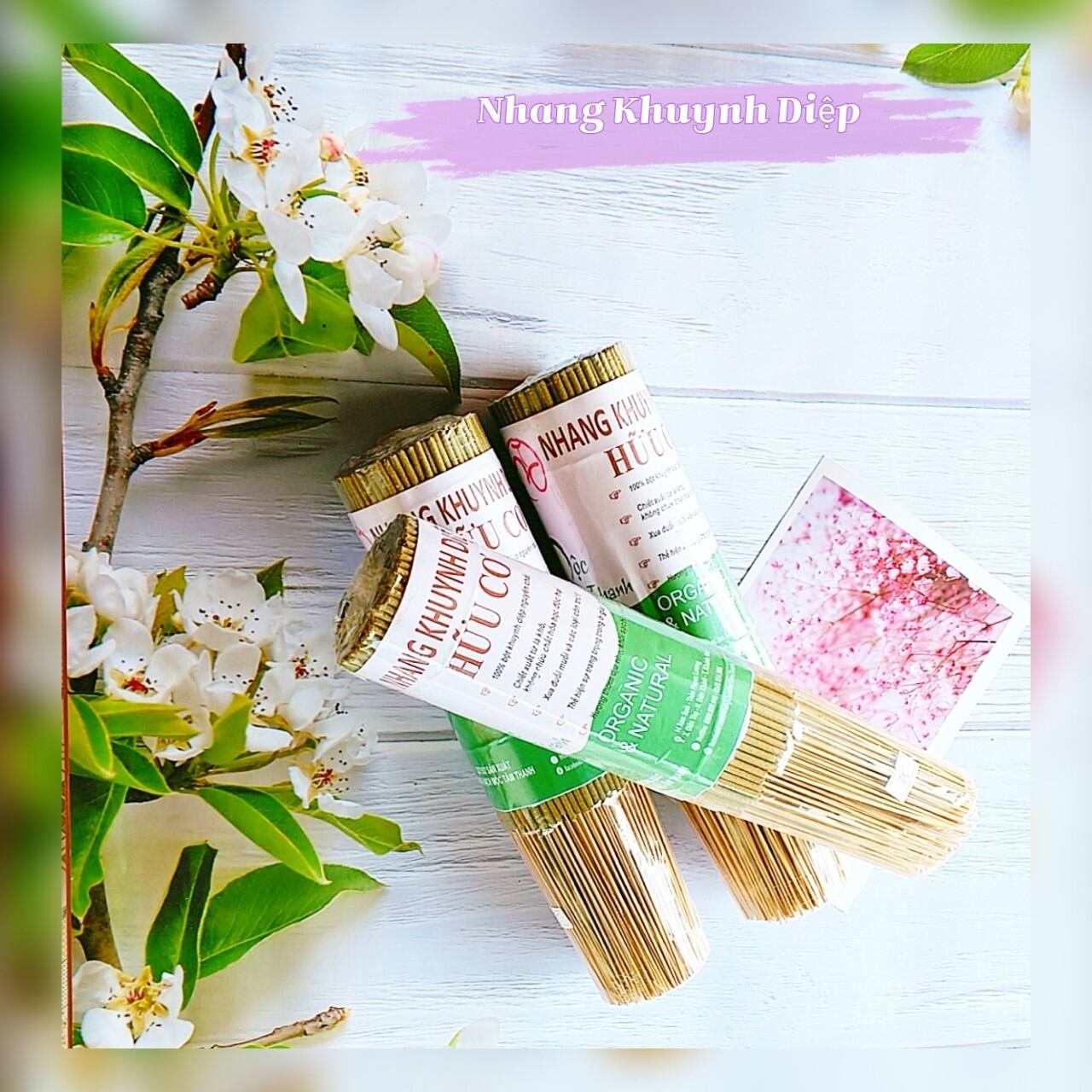 Nhang khuynh diệp mộc tâm thanh - 30cm - 500g