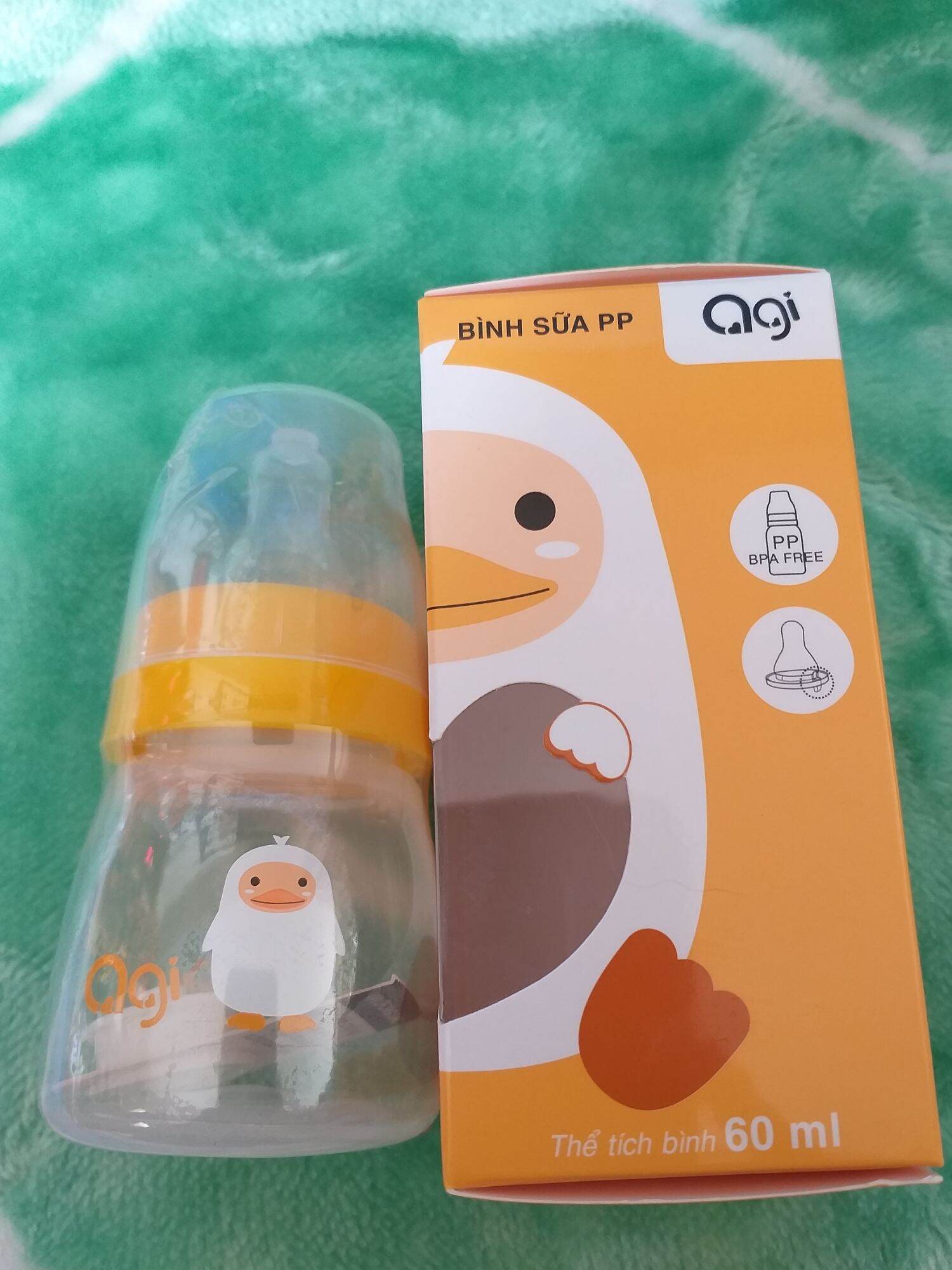 Bình sữa cổ hẹp 60ml agi
