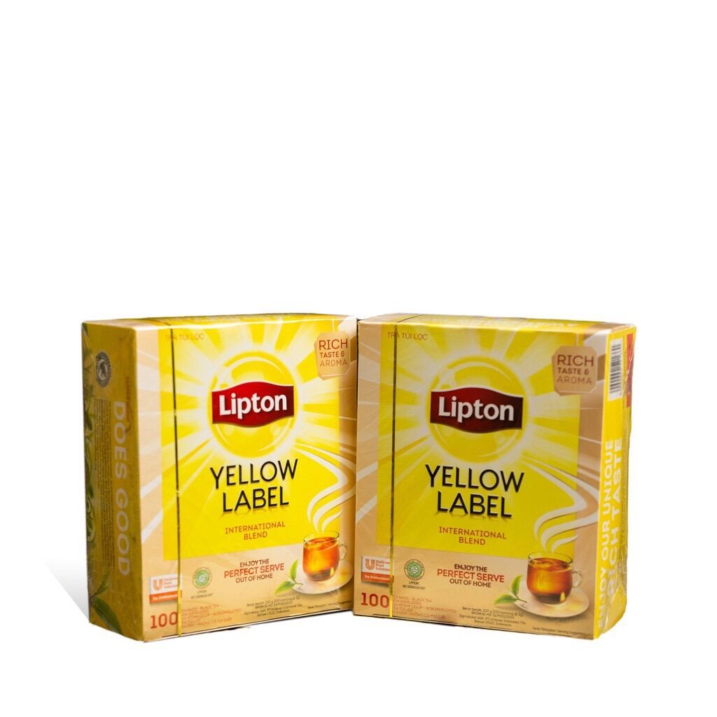 Trà Lipton nhãn vàng 100 tép