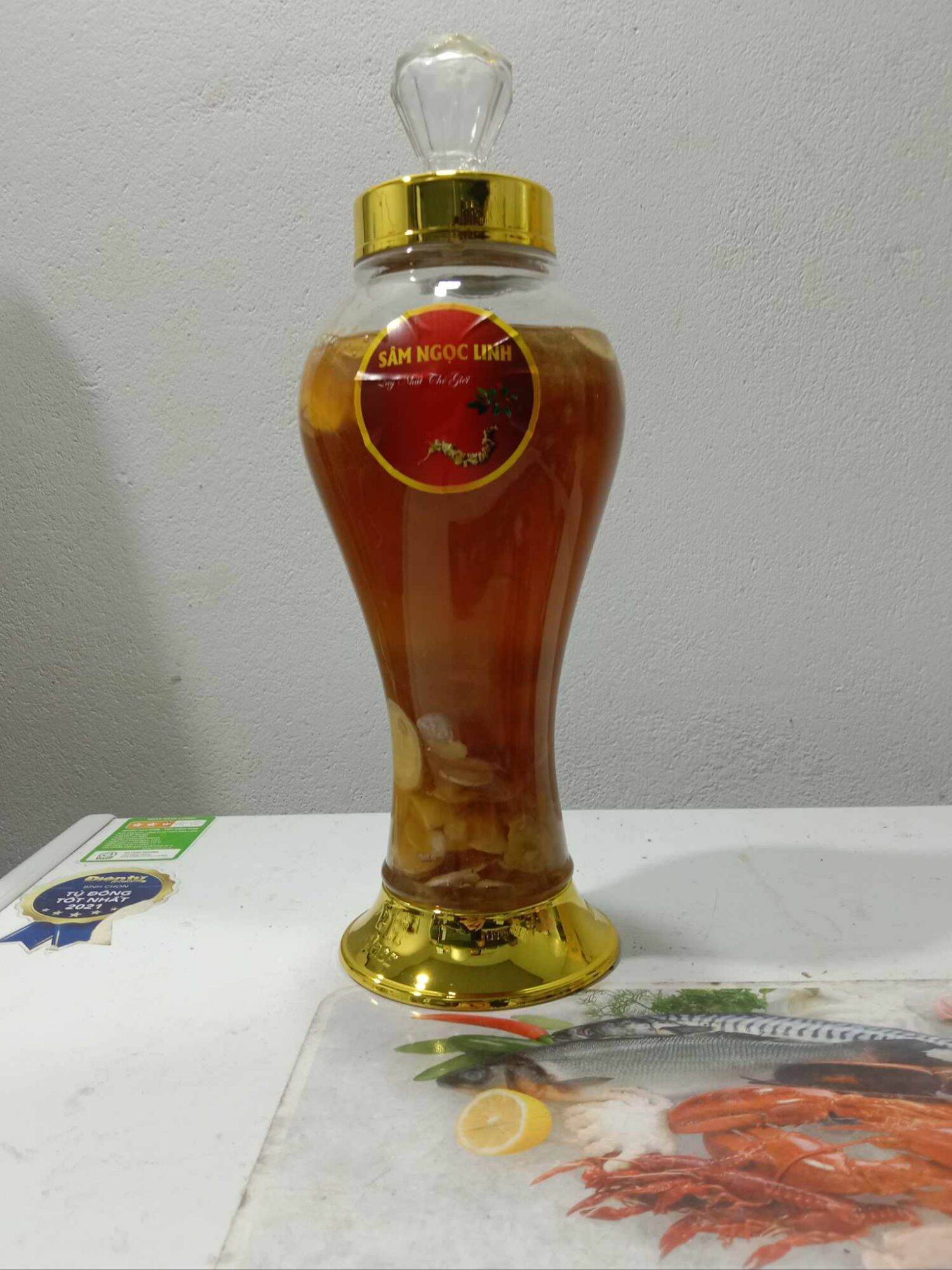 Sâm Ngọc Linh ngâm mật ong bình 1 lít