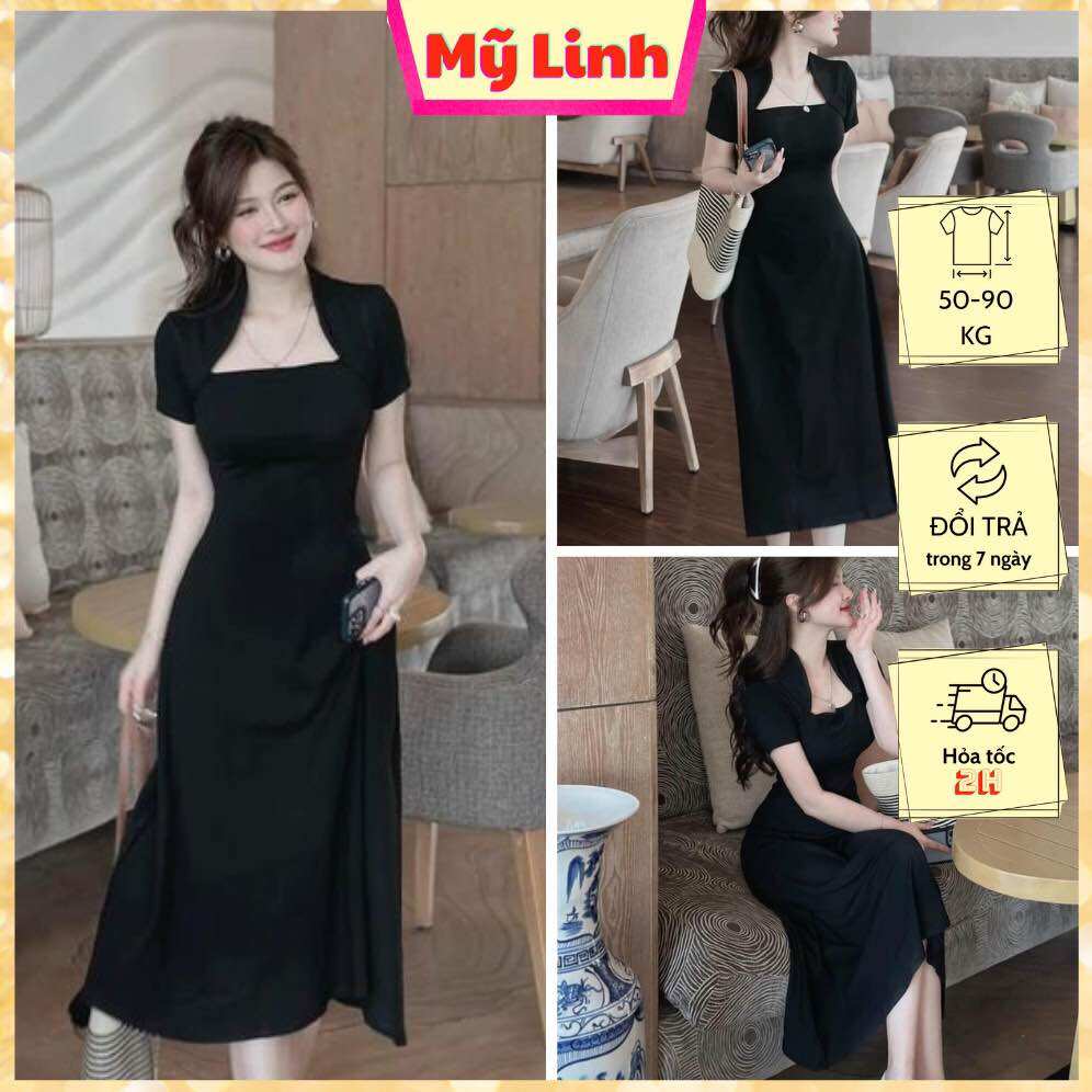 Đầm thun maxi Bigsize đi chơi thanh lịch