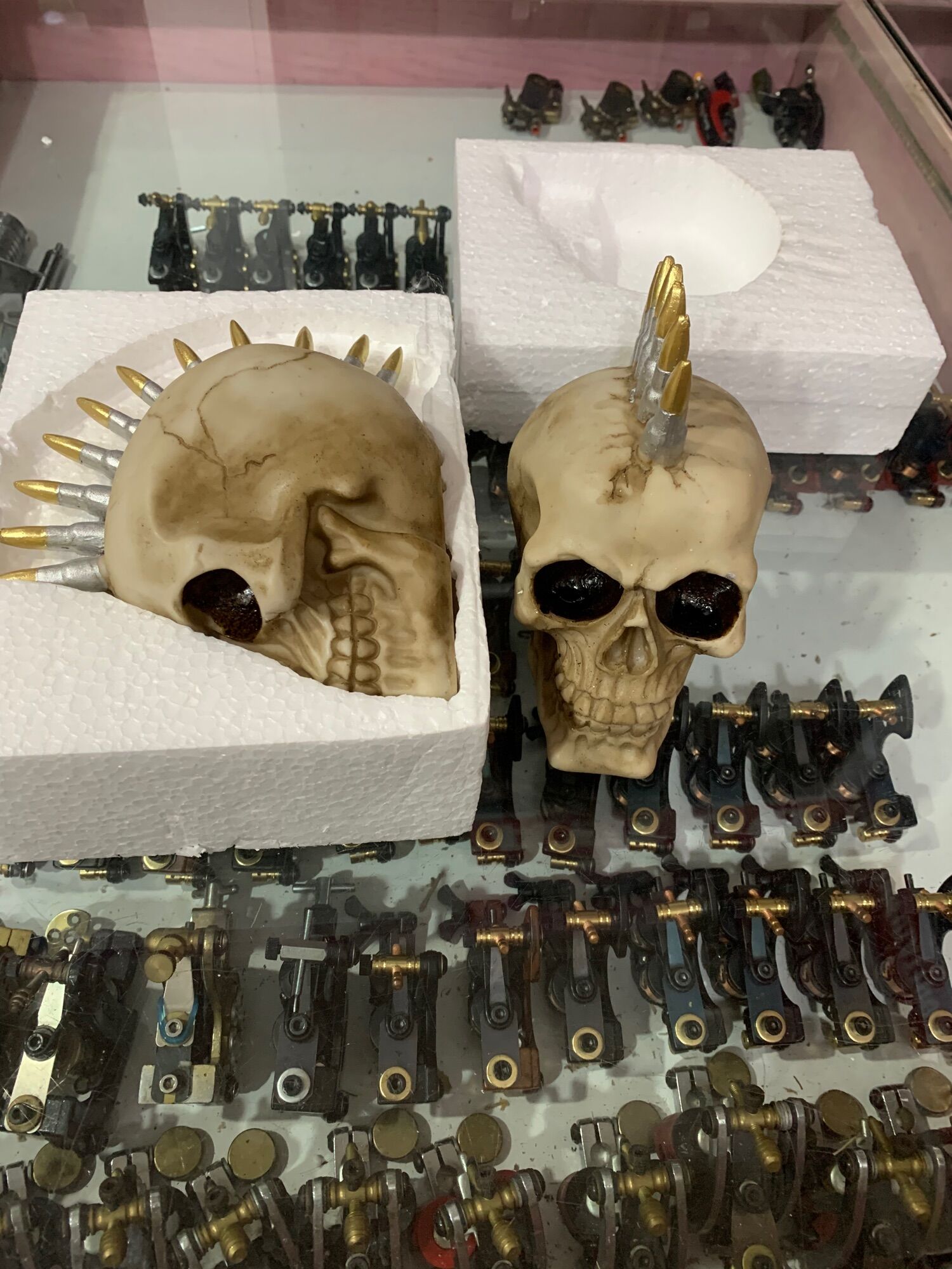 👻 Đầu lâu trang trí phòng xăm JetGun👻