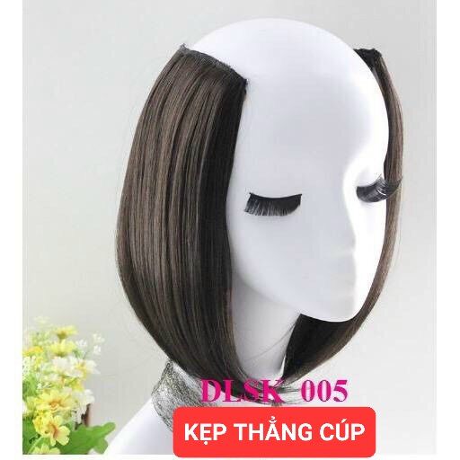 PHÍM KẸP TÓC GIẢ LÀM DÀY PHỒNG TÓC THẲNG / XOĂN  K005