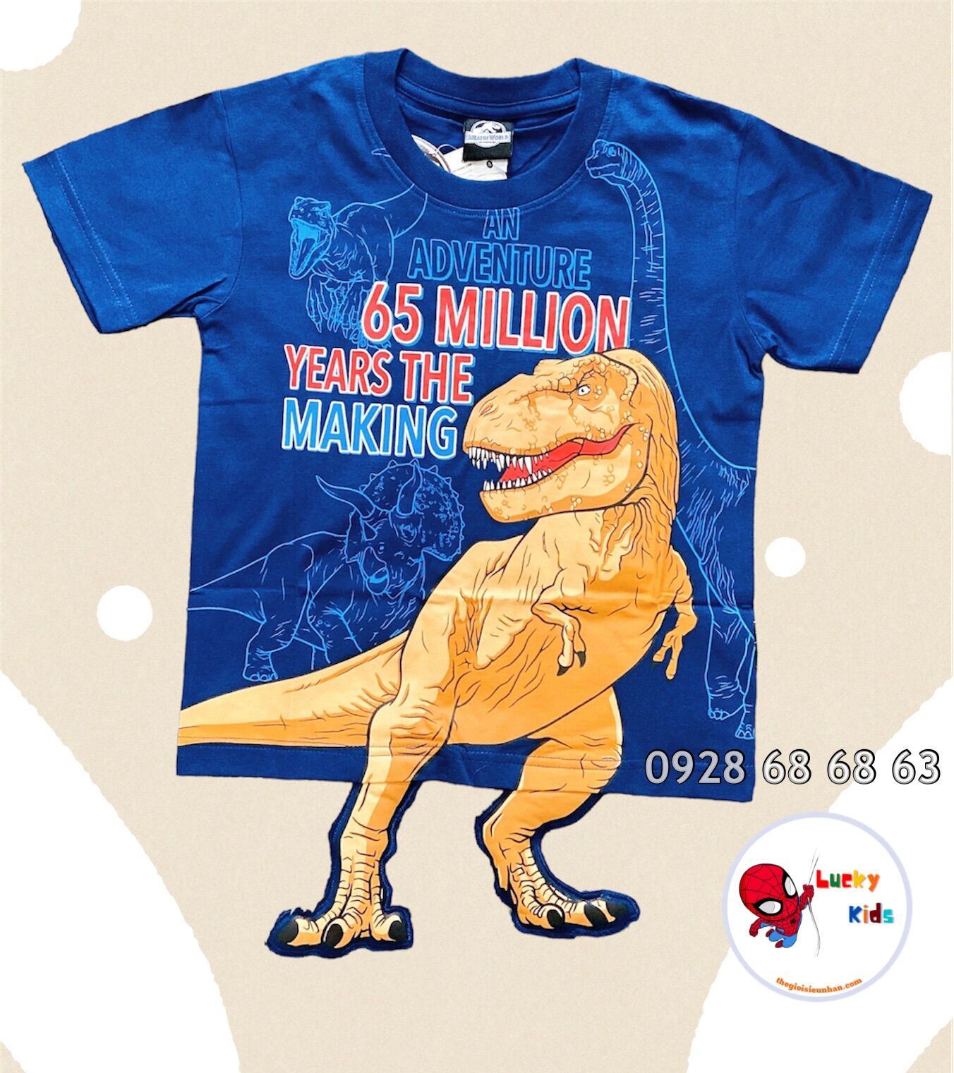 ÁO THUN KHỦNG LONG THÁI LAN 3D JURASSIC WORLD