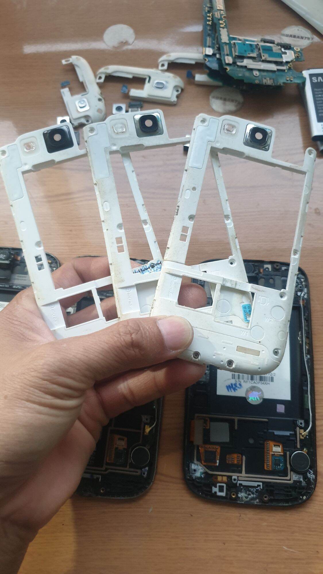 Samsung S3 removal parts
