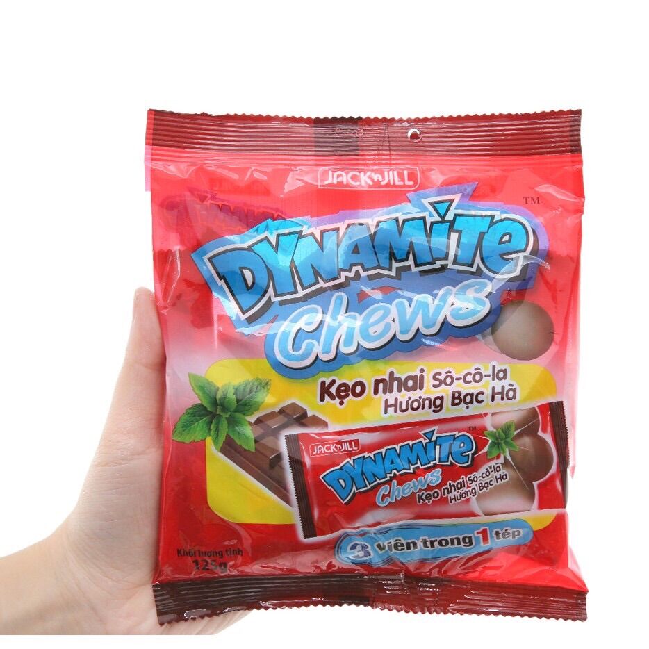 Kẹo Nhai Socola Dynamite choco gói 125g - 30014
