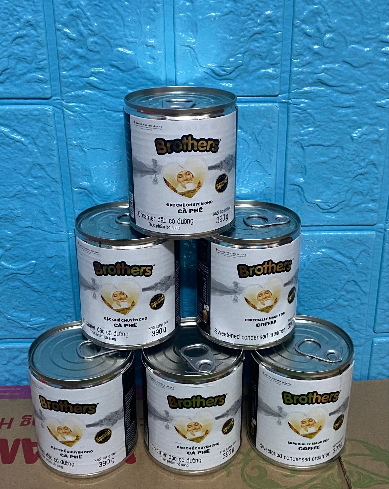 SỮA ĐẶC Cream đặc có đường - Brothers 390g F&N