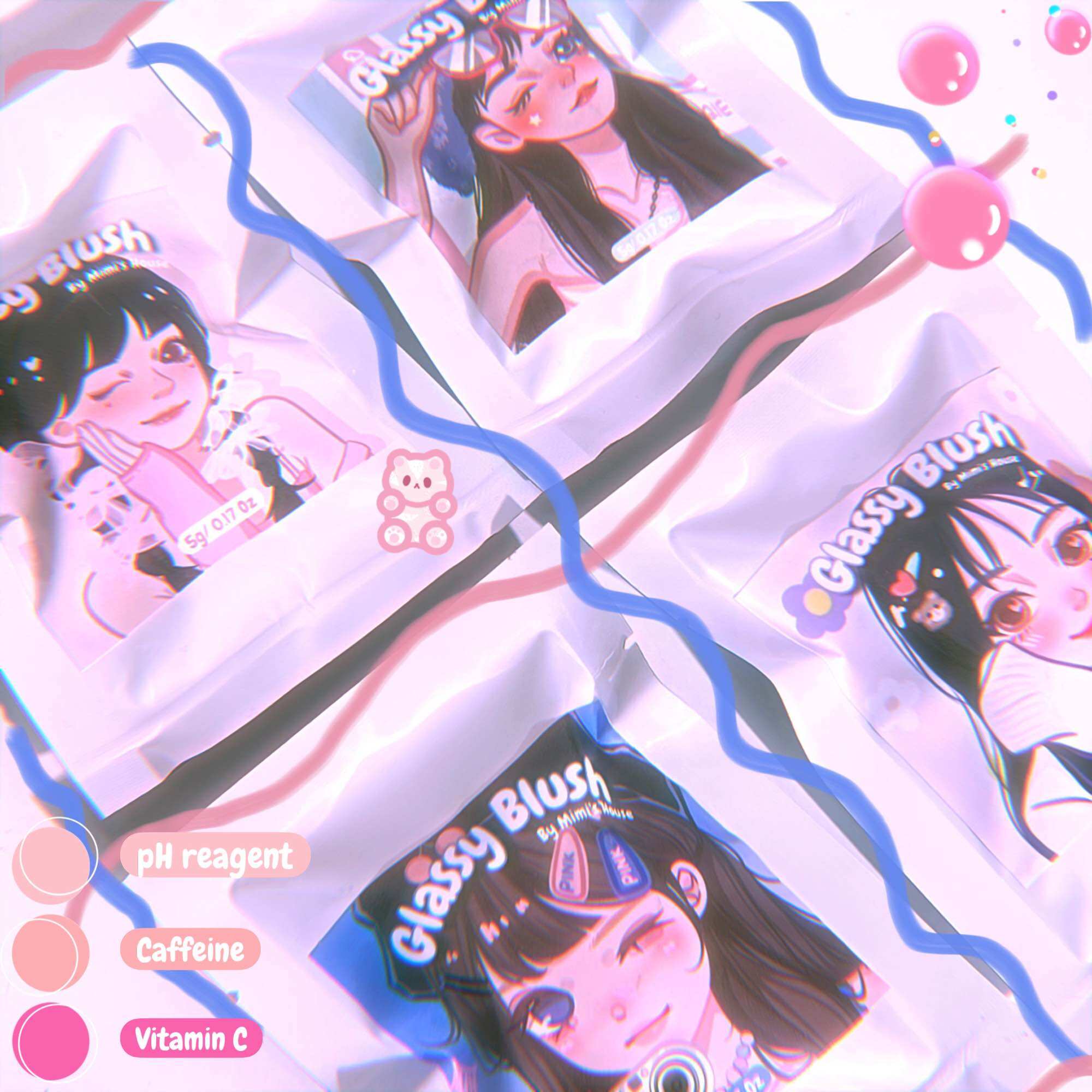 GLASSY BLUSH- serum má hồng [ phiên bản lucky bag ]