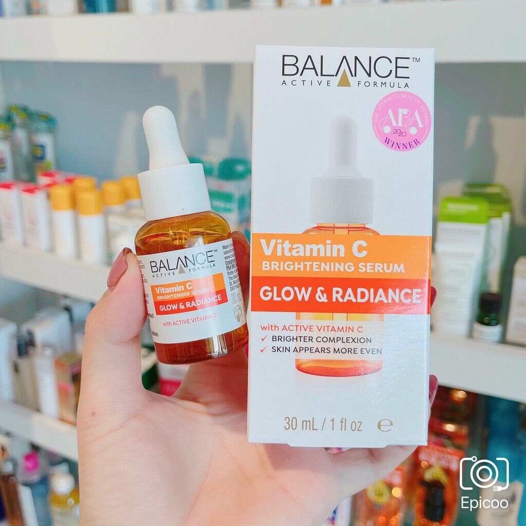 Serum Trắng Da, Mờ Thâm Balance Active Formula Vitamin C Brightening 30ml