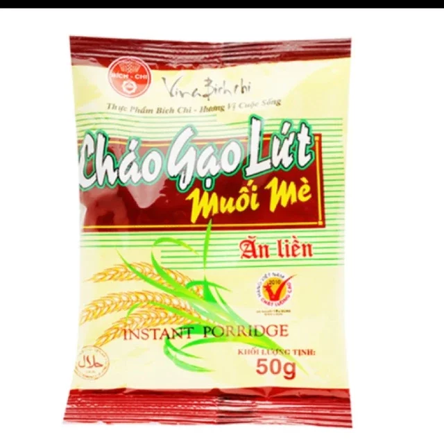Cháo gạo lứt muối mè bích chi gói 50g