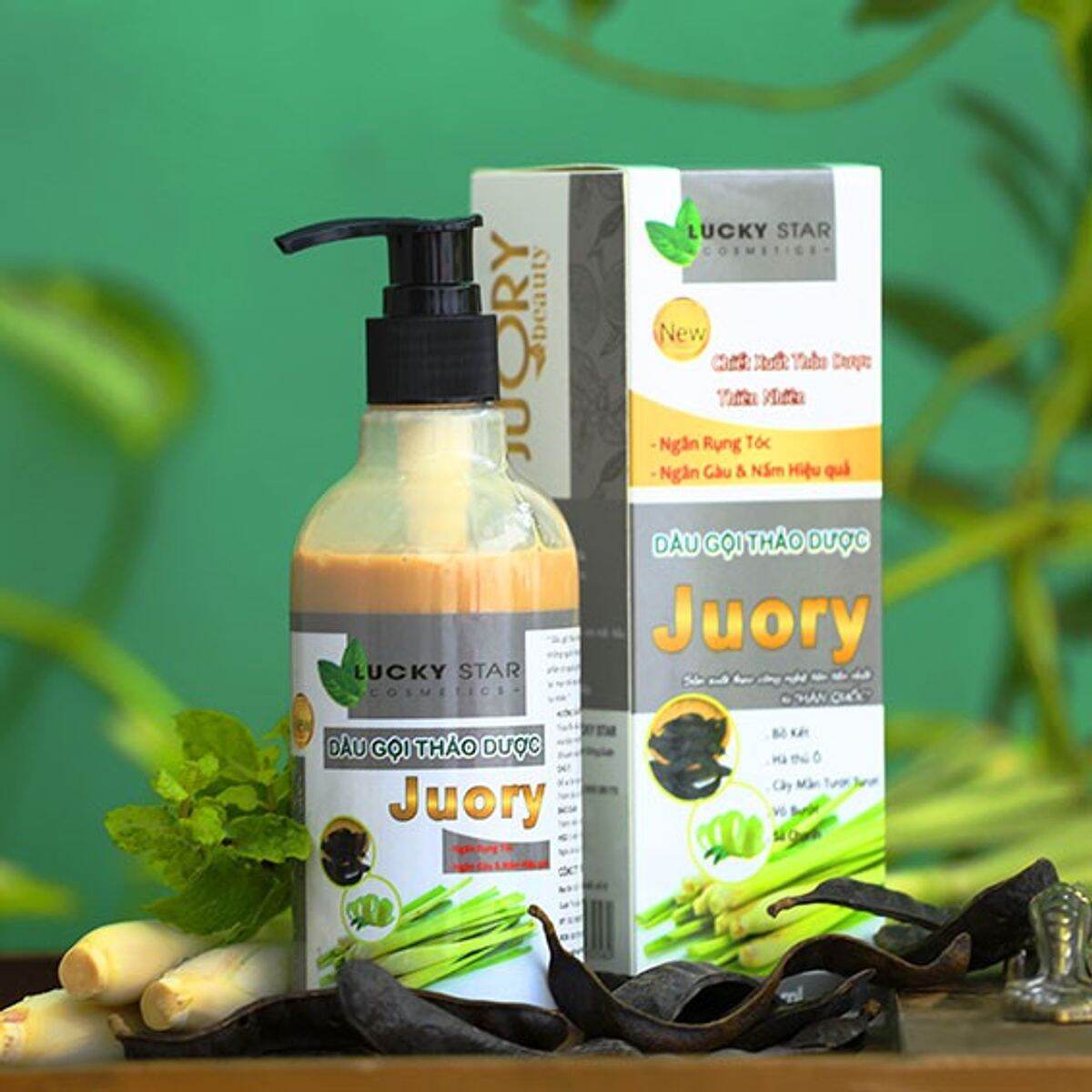 DẦU GỘI THẢO DƯỢC JUORY 300ML - LUCKY STAR