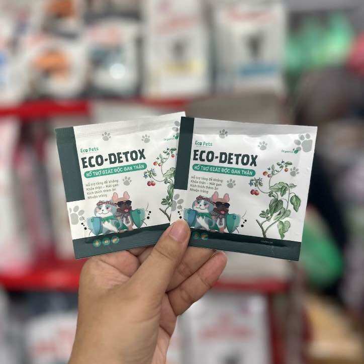 Bổ gan thận cho thú cưng Eco Detox gói 5g