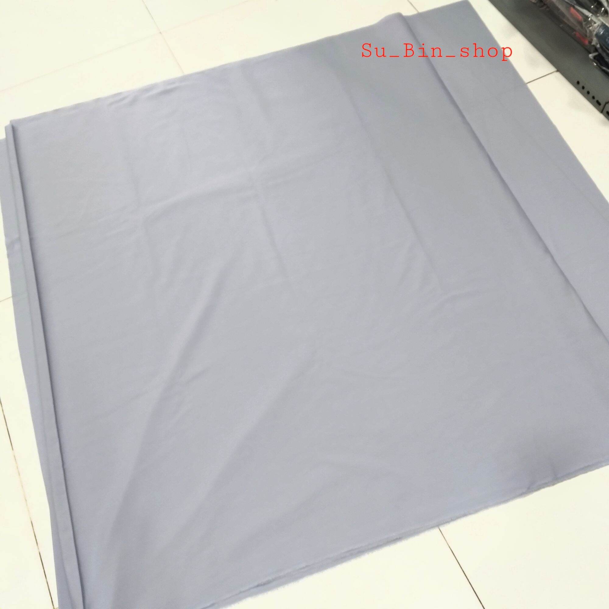 Vải kate silk màu Xám may đồ đi chùa