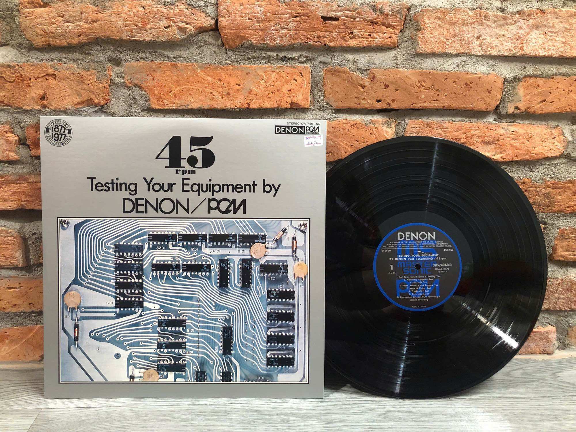 Đĩa than vinyl Test Âm Thanh
Album : Denon Testing Your Equipment được phát hành năm 1977.