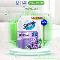 Nước lau sàn cao cấp Sunlight Bioshield Túi 3.4KG | Ngăn côn trùng đến 24h / Khử 5 mùi hôi